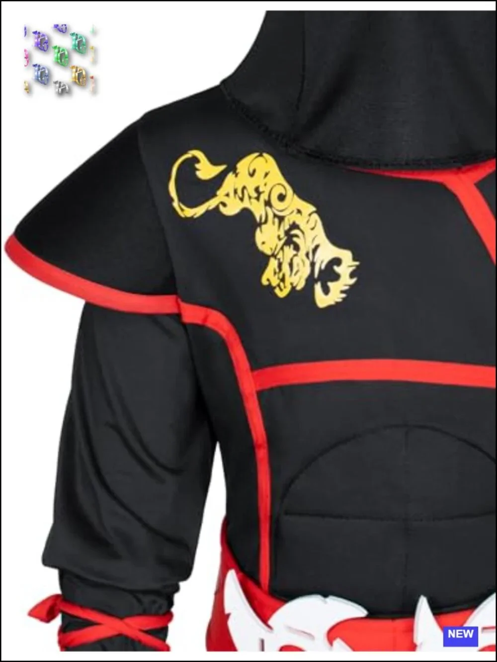 Ninja Costume Set with Deluxe Toy Accessories for Kids Halloween Dress Up